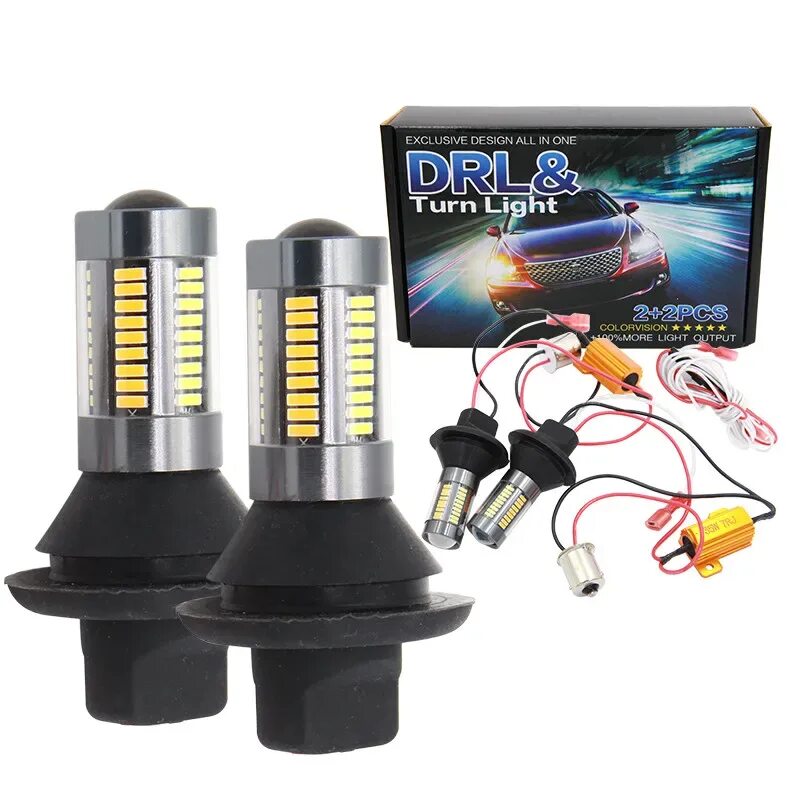 DRL turn Light ba15s 1156. ДХО В поворотники 2 в 1 цоколь 7440 wy21w (t20) светодиодные. Led лампы в поворотники py21w bau15s. Светодиодные лампы t25 bau15s ДХО В поворотники (2 в 1) 42smd 2835 бело-желт..