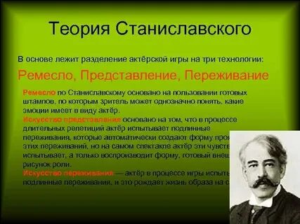 Режим станиславского