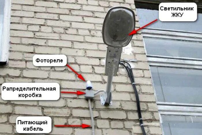 Как подключить освещение на улице