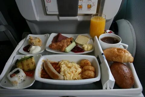 Худшая еда в самолетах - фото презентация.