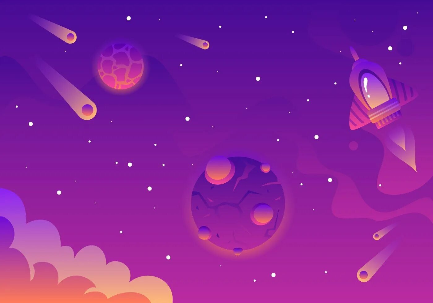 Космос планеты для детей. Векторная иллюстрация космос. Космический фон мультяшный. Космос картинки мультяшные. Космос для дошкольников.