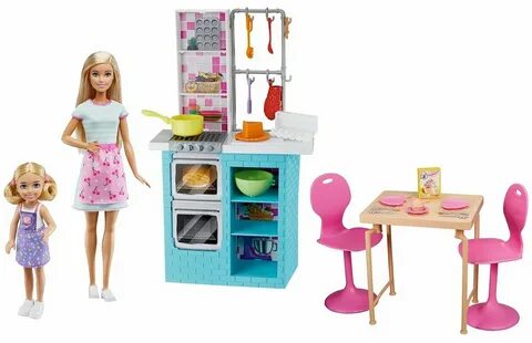 Набор игровой Barbie Кафе с куклами HBX03.