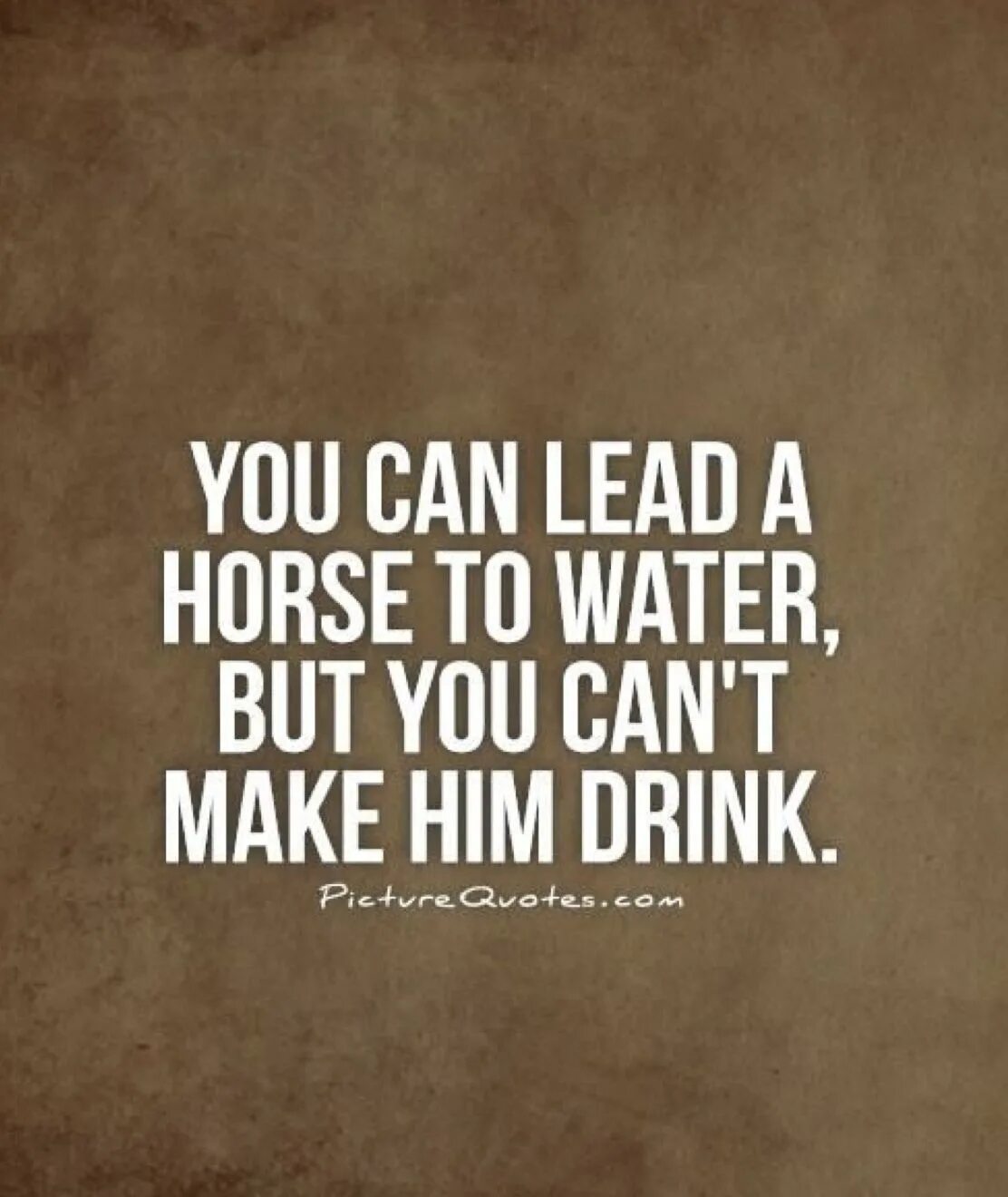 You can take a Horse to the Water but you can’t make him Drink. На русском. You can lead a Horse to Water but you can't make it Drink. You can lead a Horse to Water but you can't make him Drink. You can take a Horse to Water but you cannot make him Drink.