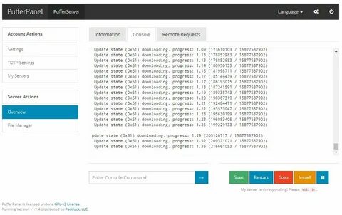 Account actions