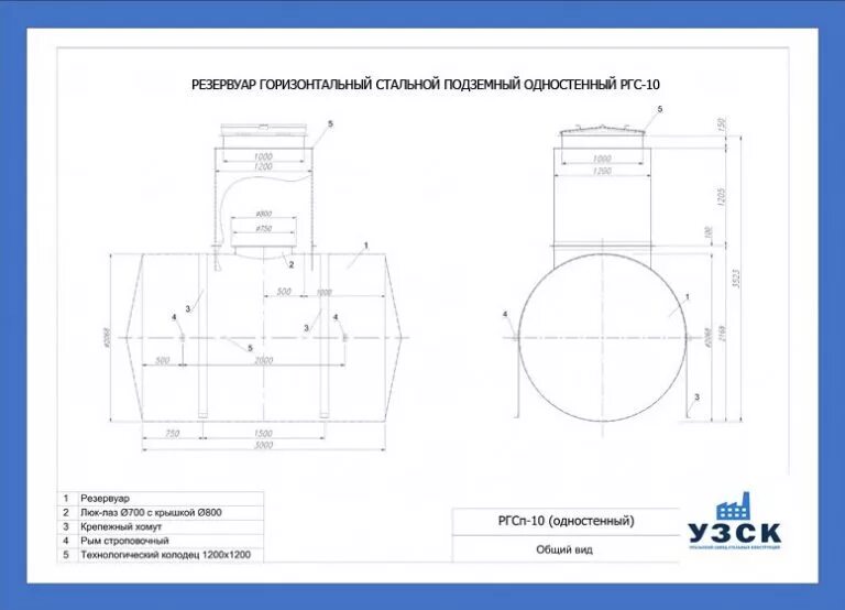 Гадвайер фронт ргс. Резервуар 10 м3 подземный. Резервуар горизонтальный стальной РГС-10. Резервуар горизонтальный стальной РГС 10 чертеж.