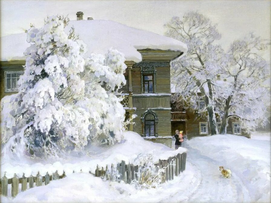 1 зимний пейзаж