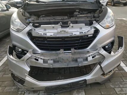 Передний бампер hyundai ix35