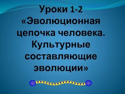 Цепочка человека