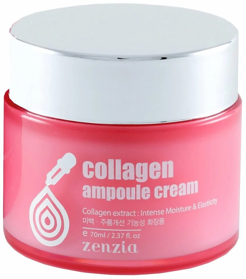 Какие крема с коллагеном лучше. Collagen Ampoule Cream Zenzia 70 ml. Крем Zenzia Collagen. Крем для лица с коллагеном Zenzia Collagen Ampoule Cream 70 мл.. Jigott Zenzia крем для лица с коллагеном Zenzia Collagen Ampoule Cream.