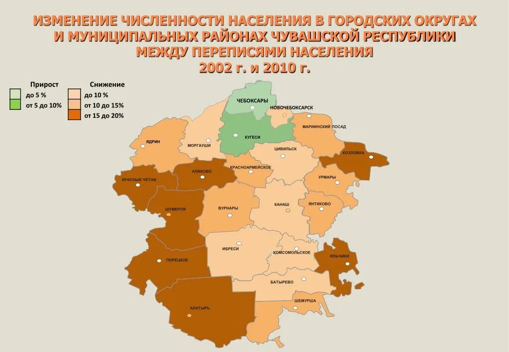 Какая плотность населения в чувашской республике