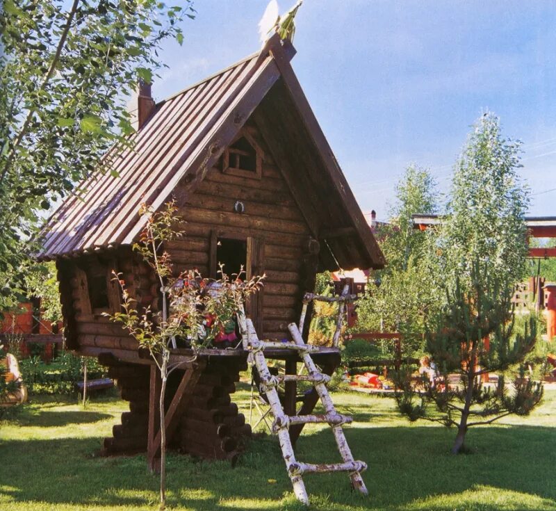 Дом бабы яги Кантри хоум. Детские сказочные домики. Детский домик для дачи. Домик для детей на даче из дерева. Дача бабы яги