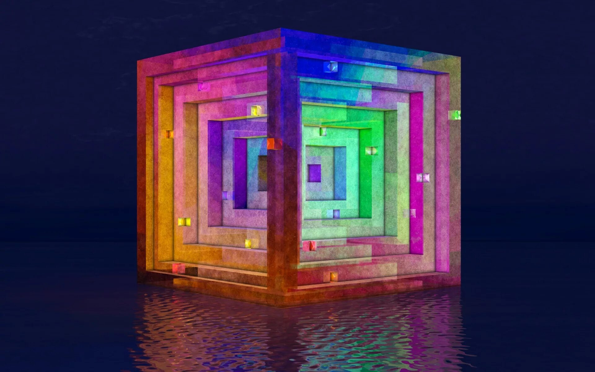 3д куб. Красивый куб. Неоновый куб. Космический куб. D cubes