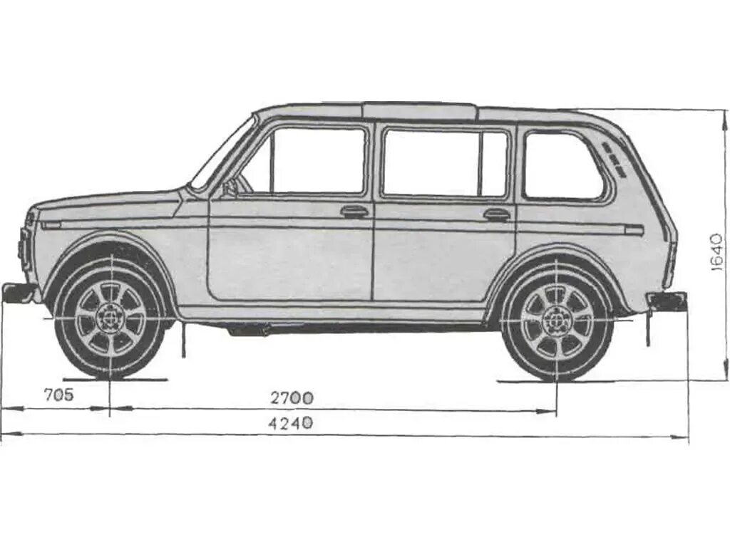 Ваз 2131 схемы. Колесная база Нива 2131. Габариты Нива 2131.