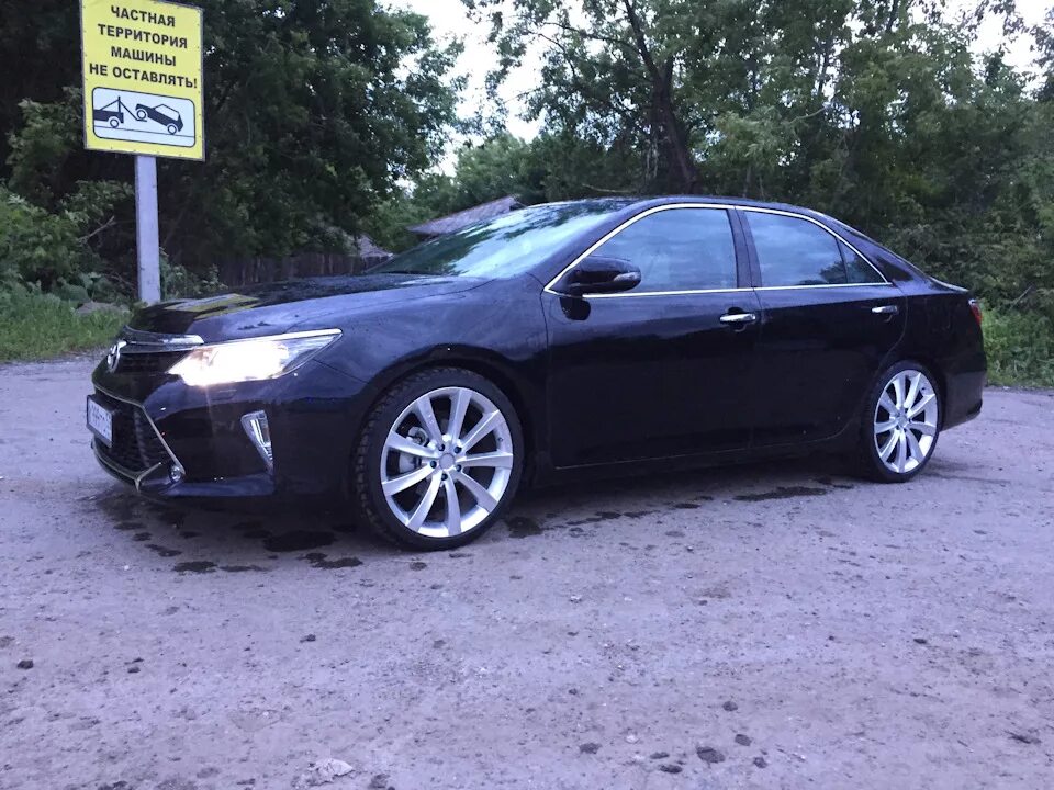Занижение Camry (-30mm) - Toyota Camry (XV50), 2,5 л, 2015 года тюнинг DRIVE2