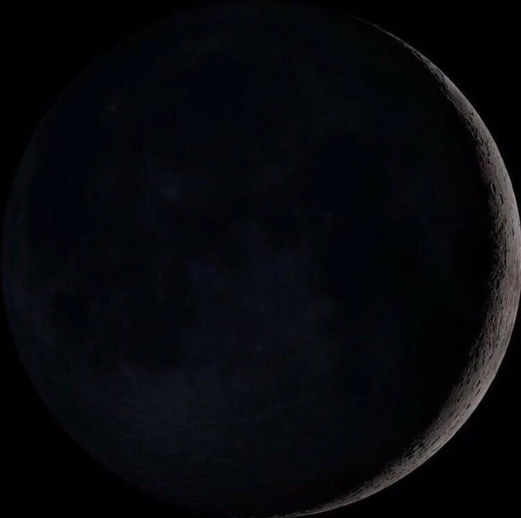 2 Лунный день. Голубая Луна 2022. 1 Молодая Луна. Waxing Crescent.