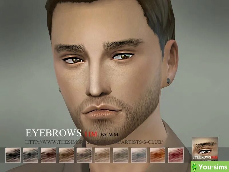 Мод симс брови. Симс 3 брови мужские. симс 4 брови для мужчин. s-club wm thesims4 eyebrows06 m. s club борода.