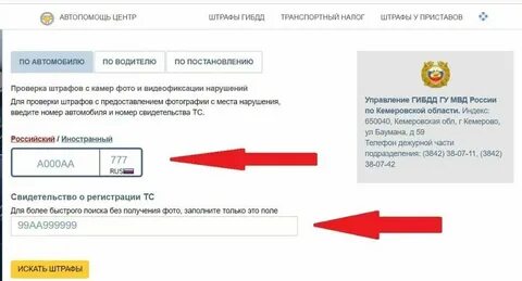 Проверка штрафов налоговой инспекции