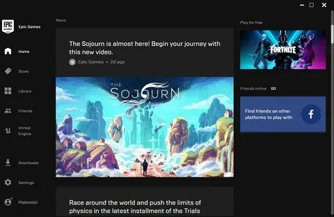 Приложение epic games