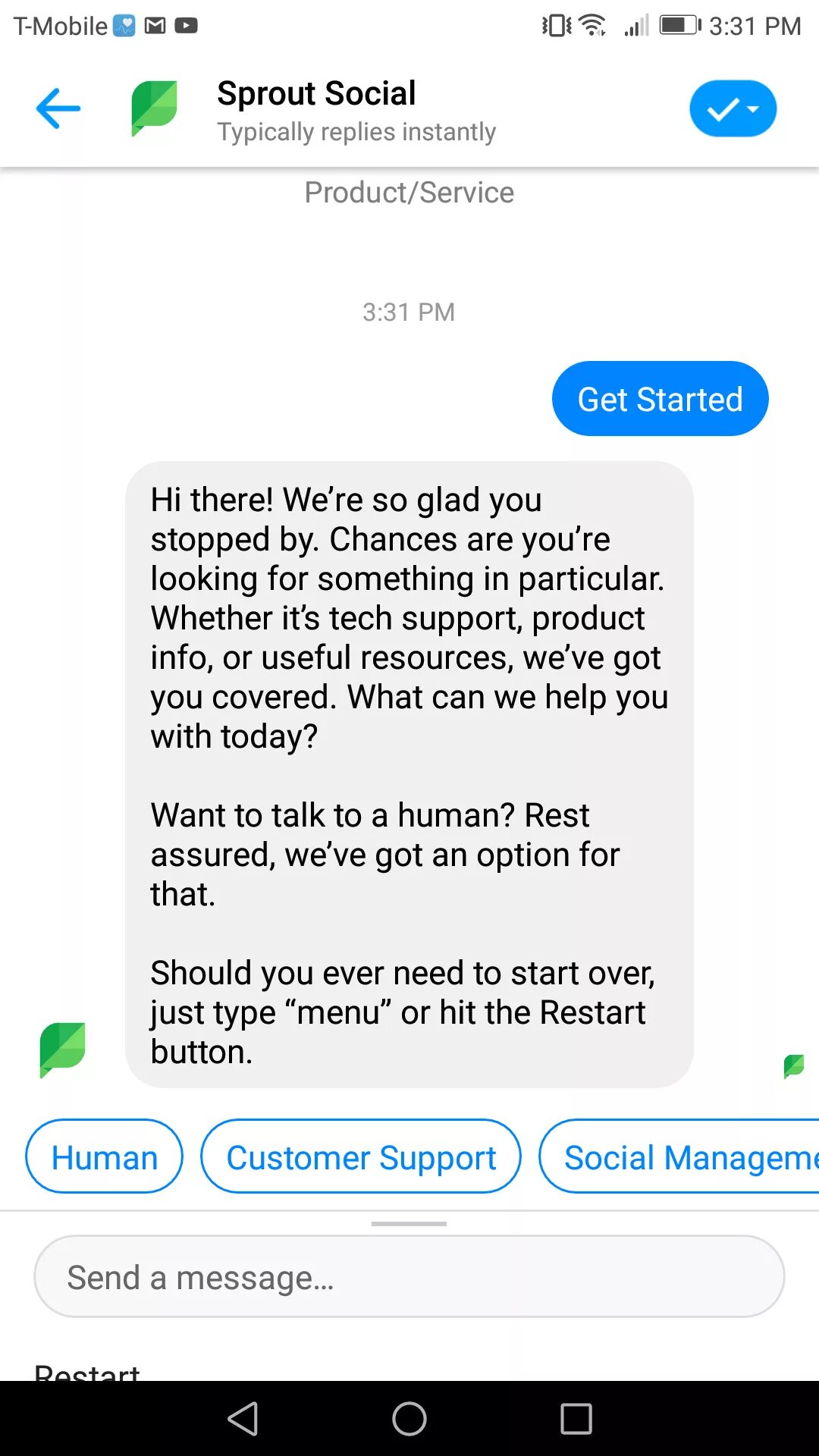Message bot. Message bot