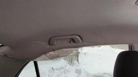 Заломы потолка автомобиля