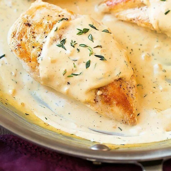 Рецепты куриной грудки со сметаной