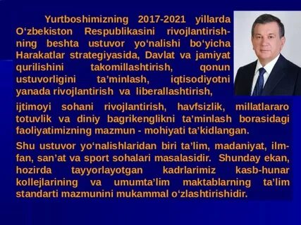 2030 yilgacha rivojlantirish konsepsiyasi