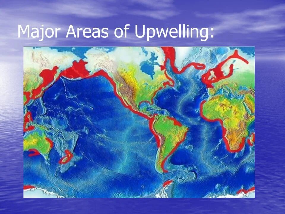 Major areas. Прибрежный апвеллинг. Районы апвеллинга. Зоны апвеллинга. Перуанский апвеллинг.