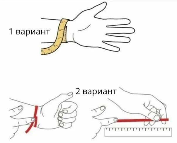 Замер запястья для браслета. Измерить обхват запястья. Размер браслета на руку. Измерение окружности запястья