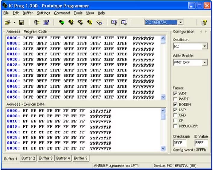 Программатор pic16f84a окно программы. Pic16f819 программатор. Программирование pic12f629 программой ic Prog. 32f042f6p6 программатор программа.