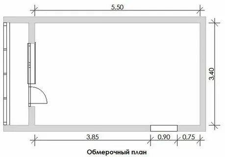 План комнаты 1