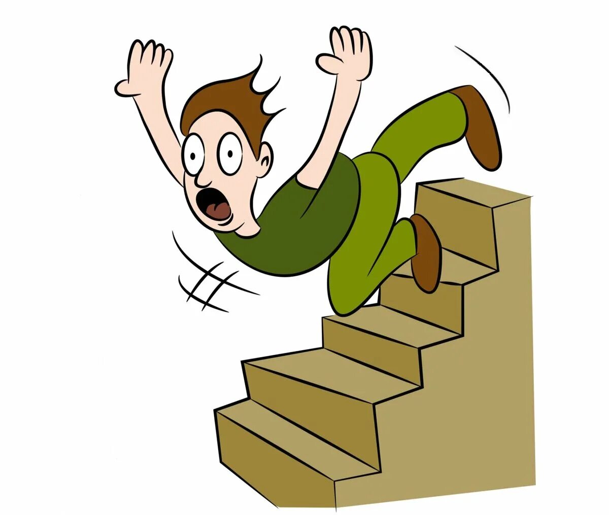 Карьерная лестница вниз. Падающий человек. Подъем по лестнице. Ступени падают. Ступени падают.