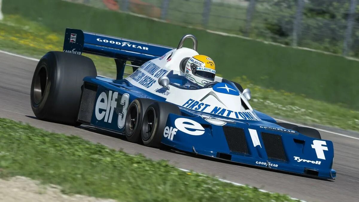 Шестиколесный болид формулы 1. 6 колесная формула 1. Tyrrell f1. 6 колесная формула 1. 6 колесная формула 1.