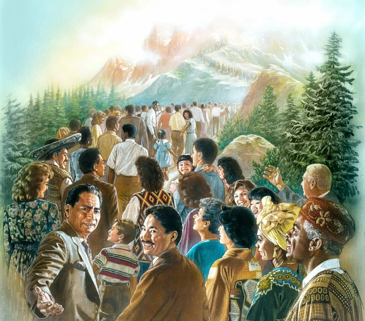 Установить новый мир. Сторожевая башня свидетели Иеговы рай. Свидетели Иеговы JW. Иллюстрации свидетелей Иеговы рай. Иллюстрации свидетелей Иеговы царство Бога.