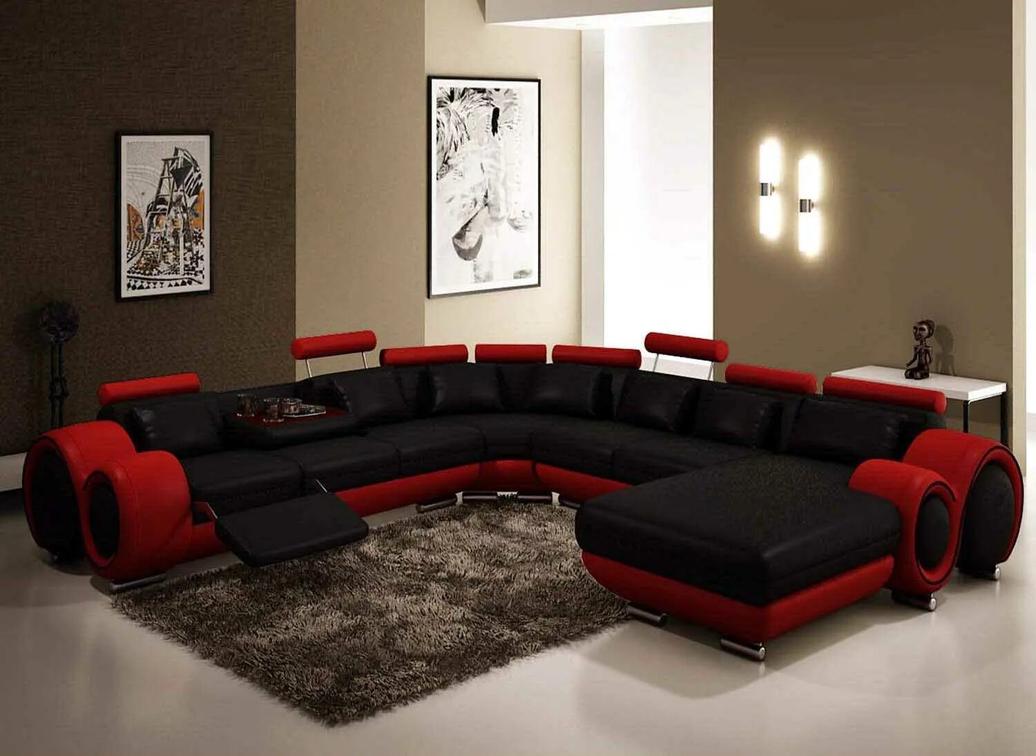 Большие диваны фото. Самые мягкие диваны. Красно черный диван. П-образный диван красный. Большой красный диван.