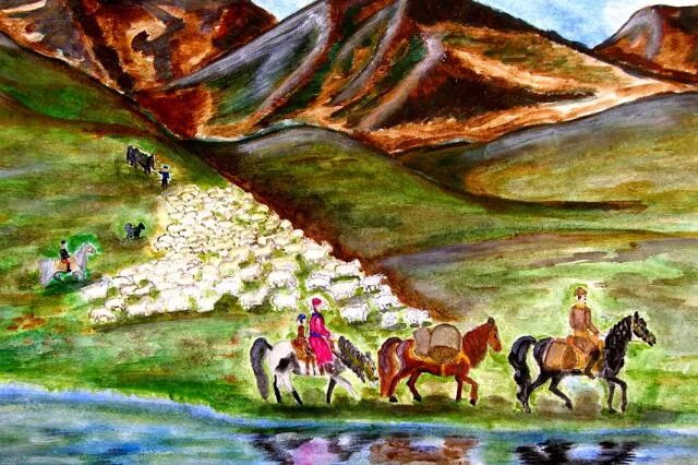 Народы гор и степей. Народы гор и степей. Раскраска горы. Башкир юрта рис. Рисунок юрты для детей.