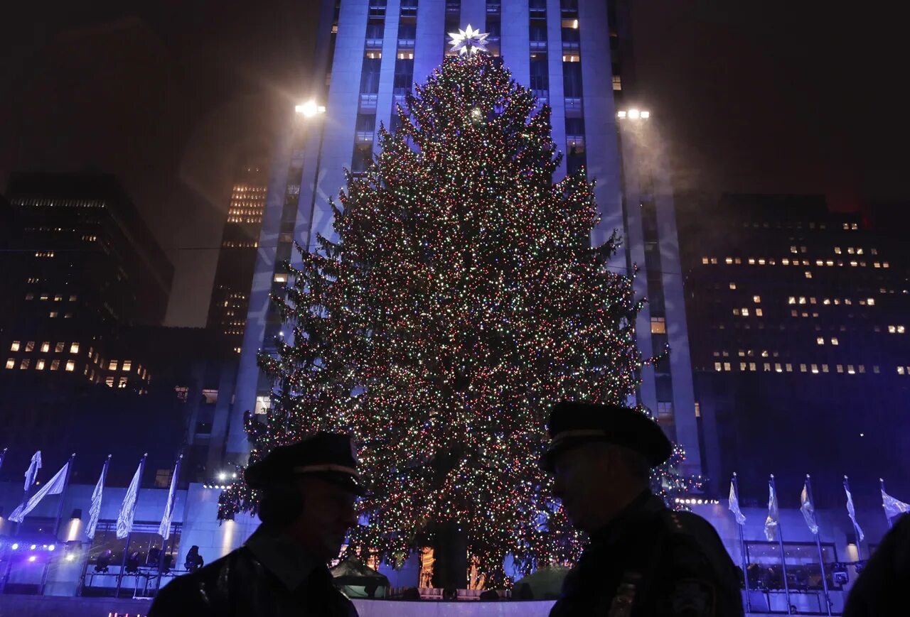Гирлянда на елку. Новогодние уличные украшения. Иллюминация елки новогодняя. Новогодняя ель. Иллюминация елки новогодняя.