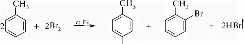 Ca oh 2 hbr уравнение. Н Гептан толуол о бромтолуол о крезол 2 метилфенол. О бромтолуол в 2 метилфенол. Толуол и бромоводород. Бромтолуол и бензол.