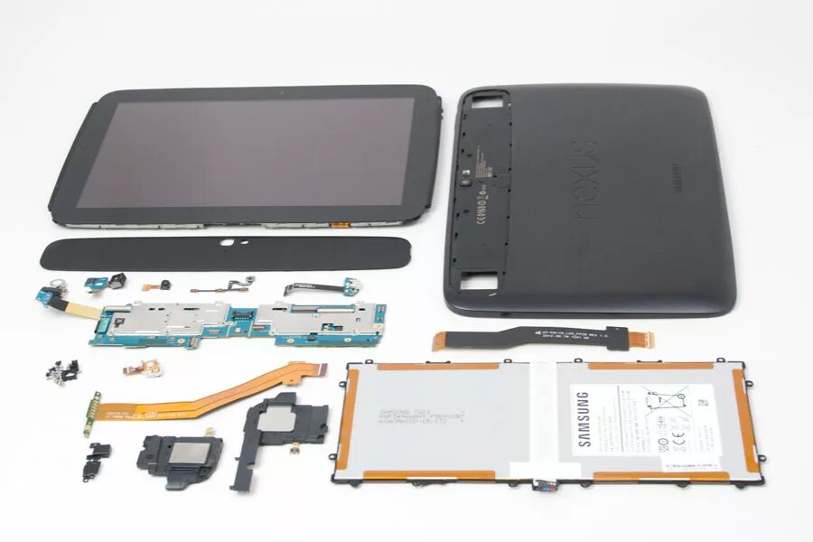 Ремонт планшета самсунг адрес. Планшет Samsung Nexus 10 разобрать. Разобранный планшет. Деталь планшет. Планшет в разрезе.