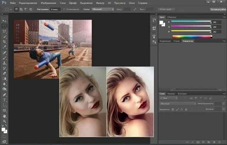 Adobe photoshop обработка изображений