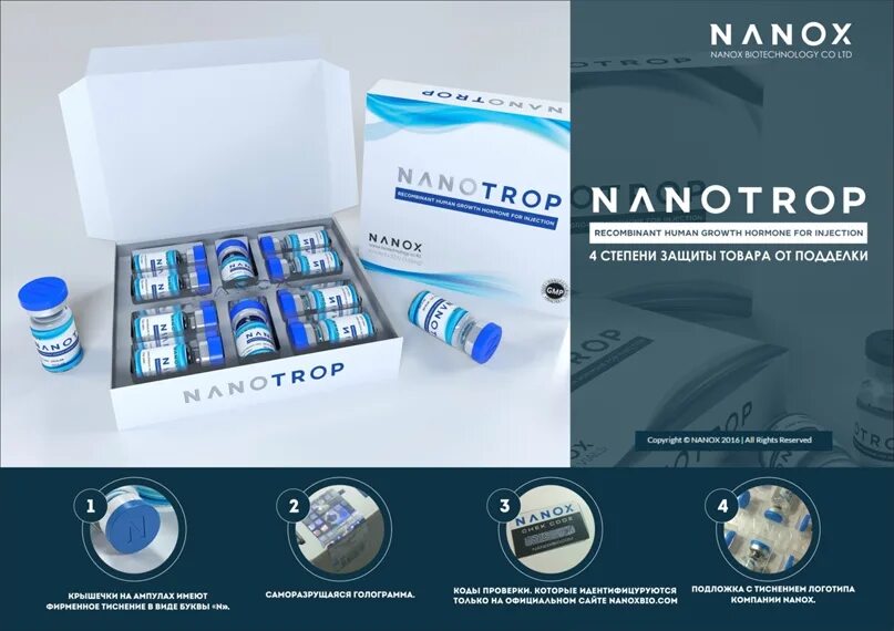 Какой гормон роста лучший. Гормон роста Нанотроп Nanotrop. Nanox Nanotrop гормон роста. Гормон роста Nanox 100 IU. HUTROPE гормон роста.