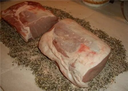 Домашняя солонина из свинины