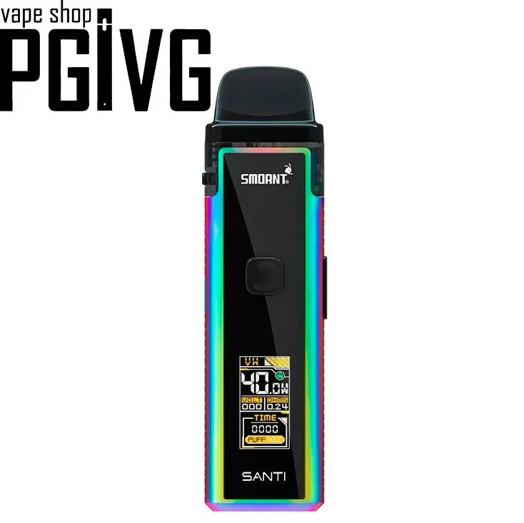 Вейп Смоант Санти. Под Smoant Santi. Smoant Santi 40w pod Kit. Набор Smoant Santi SS. Электронная сигарета smoant santi