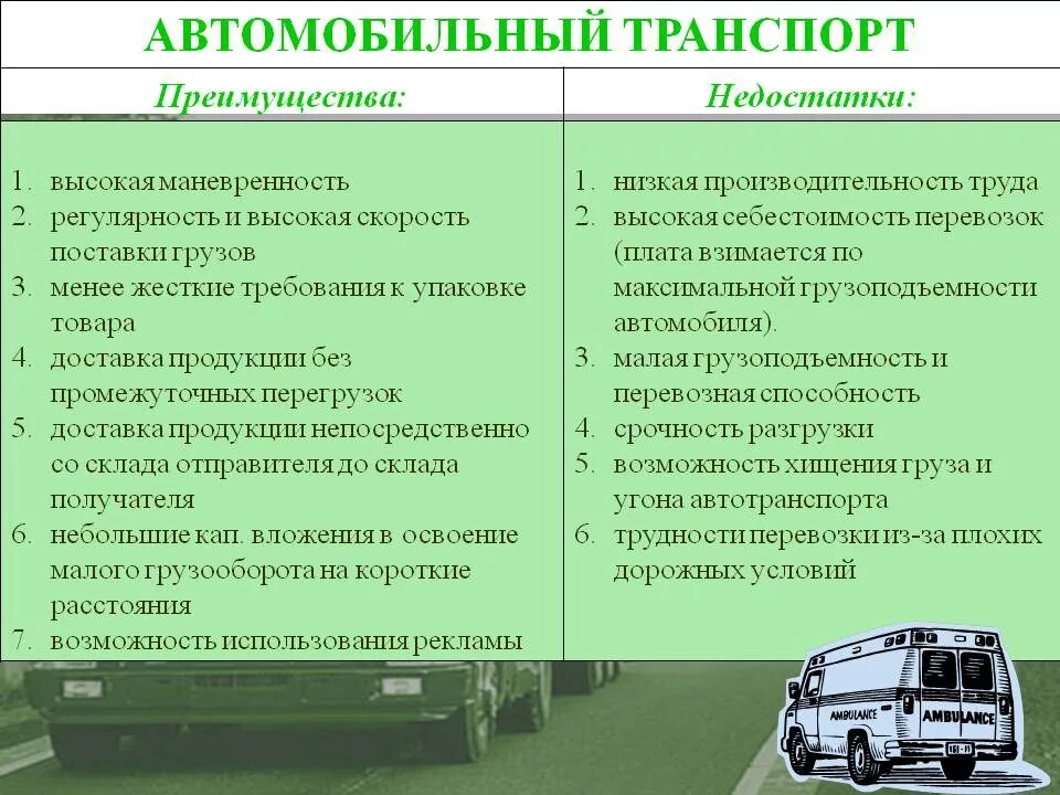 Специальность автомобильный транспорт. Плюсы и минусы автомобильного транспорта. автомобильныйтрнспорт плюсы. плюсы и минусы автотранспорта. плюсы и минусы автотранспорта транспорта.