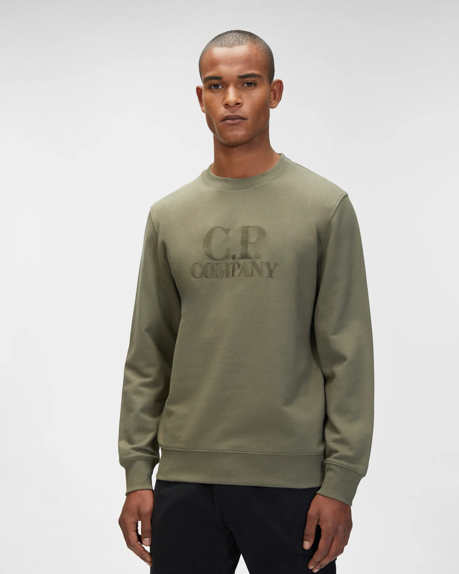 Diagonal raised fleece. C.p company light fleece lens crew sweatshirt. diagonal raised fleece sweatshirt. diagonal raised fleece goggle hoodie. diagonal raised fleece stand up collar neck.