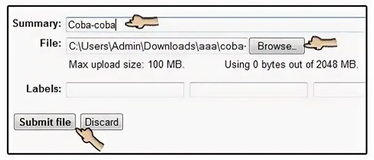 File click