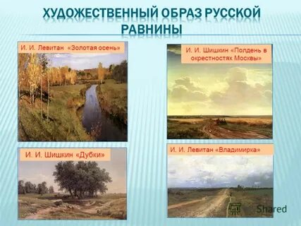 Подберите из художественной литературы описание равнин