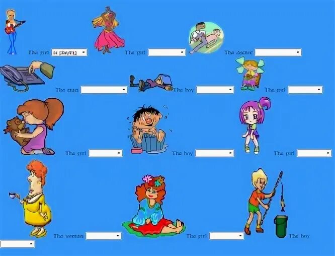 Present continuous action verbs. Present continuous action verbs