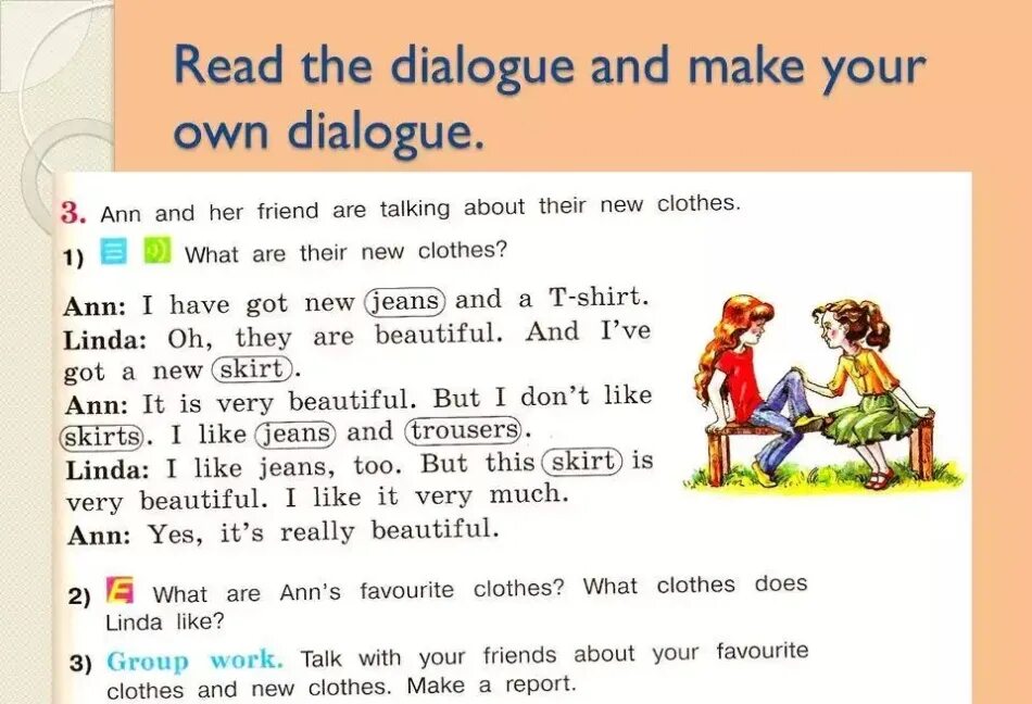 They translated the dialogue without