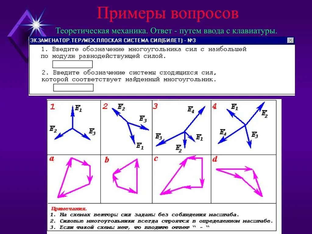 Система сил теоретическая механика