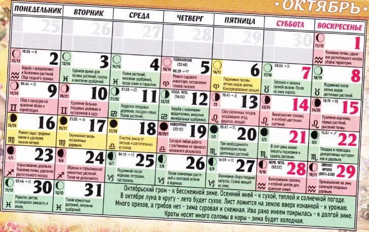 Лунный календарь на октябрь. Календарь посадок на октябрь. Лунный посадочный календарь на октябрь. Лунный календарь огородника на октябрь. Календарь дачника на октябрь.